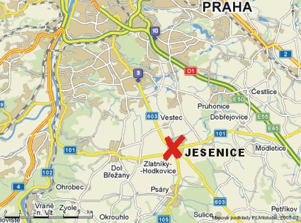 mapa zavlažování - závlahy