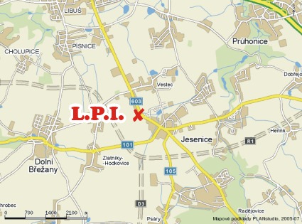 mapa zavlažování - závlahy